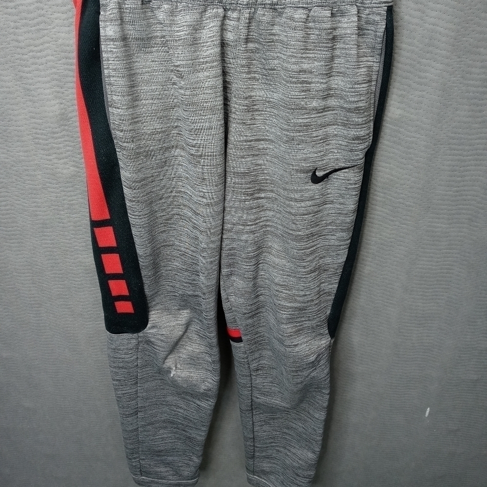 Nike Big Boys Therma Elite Gray Basketball Pants S